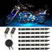 LEDGlow 6pc Advanced Ice Blue Mini SMD LED Motorcycle Light Kit