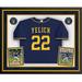 Christian Yelich Milwaukee Brewers Deluxe Framed Autographed Blue Nike Replica Jersey