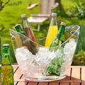 Refroidisseur de bière et de vin en plastique porte-bouteille de refroidissement glace champagne