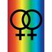Toland Home Garden Venus Lesbian Pride Flag Double Sided 12x18 Inch