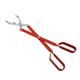 KAMaster Grill Scissors Tongs Heavy Duty Barbecue Grill Tong Grill Set BBQ Accessories Extra Light and Long Kitchen Tongs Barbecue Tool Grill Accessories Grill Tools for Food with Red Handle