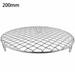 Round BBQ Grill Steak Meat Grid Wire Mesh Rack Cooking Barbecue Picnic Bake Tool