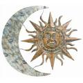 Gardman Aztec .50 in. H X 24 in. W X 26 in. L Gold/Silver Steel Wall Art