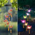 Angel Wind Chimes Solar Angel Wind Chimes Angel Hummingbird Color changing Lights Wind Chimes for Outdoor Decor Best Memorial Gift for Mother s Day Father s Day Birthday