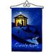 Star Of Bethlehem Garden Flag Set Nativity Winter 13 X18.5 Double-Sided Decorative Vertical Flags House Decoration Small Banner Yard Gift