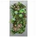 Modern Home Living Wall Galvanized Steel/Zinc Succulent Planter (Aged Zinc 12 Pocket)