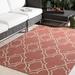 Artistic Weavers Alfresco Trellis Area Rug Rust/Cream 8 10 x 12 10