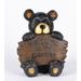 Hi-Line Gifts 12.25 Bear Cub Holding Welcome to My Garden Sign Outdoor Garden Statue