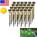 Solar Garden Lights 24 Pack Solar Path Lights Solar Walkway Lights Outdoor Solar Pathway Lights Outdoor Waterproof for Garden Patio Yard Landscape Pathway and Driveway Warm White