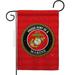 Breeze Decor G158491-BO Proud Aunt Marines Garden Flag Armed Forces Marine Corps 13 x 18.5 in. Double-Sided Decorative Vertical Flags for House Decoration Banner Yard Gift