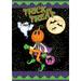 Toland Home Garden Pumpkin Head Jack O Lantern Halloween Flag Double Sided 28x40 Inch