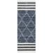 nuLOOM Roberge Diamonds Indoor/Outdoor Runner Rug 2 6 x 6 Blue