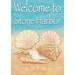 Toland Home Garden Welcome Shells-Stone Harbor Garden Flag