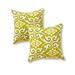 Greendale Home Fashions Shoreham Ikat 17 Square Outdoor Throw Pillow (Set of 2)