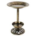 J&J Global LLC Brushed Bronze Birdbath with Planter by Sun-Ray