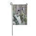 LADDKE Pair of Winter Black Capped Chickadees Poecile Atricapillus on Snowy Spruce Garden Flag Decorative Flag House Banner 28x40 inch