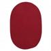 Colonial Mills TG72R096X132 8 x 11 ft. Tortuga Oval Area Rug Red