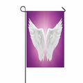 PKQWTM White Angel Wing Yard Decor Home Garden Flag Size 28x40 Inches
