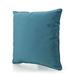 Christopher Knight Home Coronado Outdoor Square Water Resistant Pillow Teal
