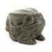 Achla FRG-01 Cast Aluminum Frog Statue - Natural Grey