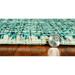 HomeRoots 39 x 59 in. Teal Polypropylene Rug