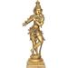 Exotic India Krishna Brass Statue