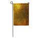 LADDKE Gold Abstract Yellow Warm Brown Color Tone Vintage Earth Earthy Luxury Patina Bronze Brass Garden Flag Decorative Flag House Banner 28x40 inch