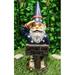 Ebros 17 H USA Patriotic Gnome And Squirrel In Salute Statue Support Our Troops