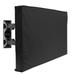 Mount Factory Outdoor TV Cover - 65 Model For 63 - 67 Flat Screens - Slim Fit - Weatherproof Weather Dust Resistant Television Protector - Black