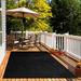 2 x10 Black Top Indoor/Outdoor Bargain-Turf Area Rugs. Great for Gazebos Decks Patios Balconies and Much More. Many Sizes and Colors to Choose From