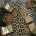 Couristan Dolce Amur Leopard Indoor/Outdoor Area Rug 4 x 5 10 New Gold