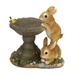 Zingz & Thingz Playful Bunnies Bird Feeder 10x6.5x10.5