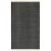 Miller Handwoven Indoor Outdoor Area Rug Charcoal Gray 2x3