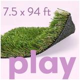 ALLGREEN Play 7.5 x 94 ft Artificial Grass for Pet Kids Playground and Parks Indoor/Outdoor Area Rug