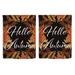 ThisWear Fall Decor Hello Autumn Garden Flag Autumn Leaves Fall Yard Flag 2 Pack Vertical House Flags Autumn