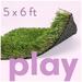 ALLGREEN Play 5 x 6 ft Artificial Grass for Pet Kids Playground and Parks Indoor/Outdoor Area Rug