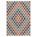 Momeni Baja Kaleidoscope Indoor Outdoor Rug Multi 1 8 x 3 7 2 x 3 Outdoor Indoor Blue