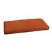 Humble and Haute Sunbrella Rust Orange Indoor/ Outdoor Bench Cushion 55 to 60 56 in x 19.5 in