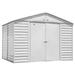 Arrow Select Steel Storage Shed 10 x 8 ft Flute Grey