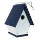 JCs Wildlife Recycled Poly Lumber Wren Chateau Birdhouse (White/Blue)