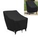 Backyard Chair Dust Covers Outdoor Furniture Cover Waterproof Sunscreen Stackable Armchair Cover Folding Highback Chair Protector