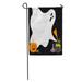 KDAGR Halloweenparty Halloween Ghost Pumpkin Cauldron Broom Witch Hat and Candy Party Garden Flag Decorative Flag House Banner 12x18 inch