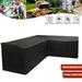 Waterproof Garden Rattan Corner Furniture Cover Outdoor Sofa Protect L Shape Set