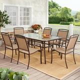 Mainstays Sand Dune 7 Piece Outdoor Patio Dining Set Beige