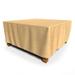 Budge Small 36 Beige Patio Square Table Cover All-Seasons