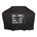 Modern Leisure Chalet 62 in. Outdoor Patio Grill Cover 62 L x 25 W x 46 H Black