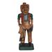 Cowboy Made of Wood Statue - Medium - Size: 8 L x 10 W x 30 H.