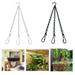 Cheers.US Hanging Chains Flower Pot Basket Replacement Chain Plant Hangers for Bird Feeders Birdbaths Planters