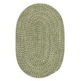 Colonial Mills 4 x 6 Olive Green All Purpose Handmade Reversible Oval Mudroom Area Throw Rug