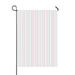 ABPHQTO Spring Stripes Pattern Pink Blue Beige White Lines Home Outdoor Garden Flag House Banner Size 28x40 Inch